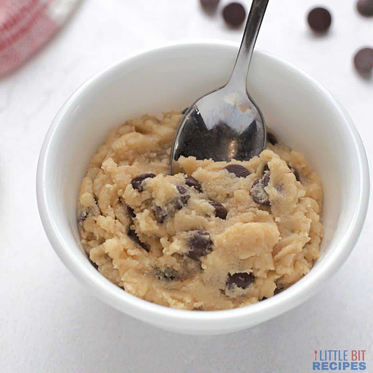 edible cookie dough single serving for one.
