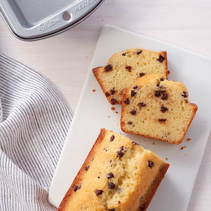 mini chocolate chip bread.