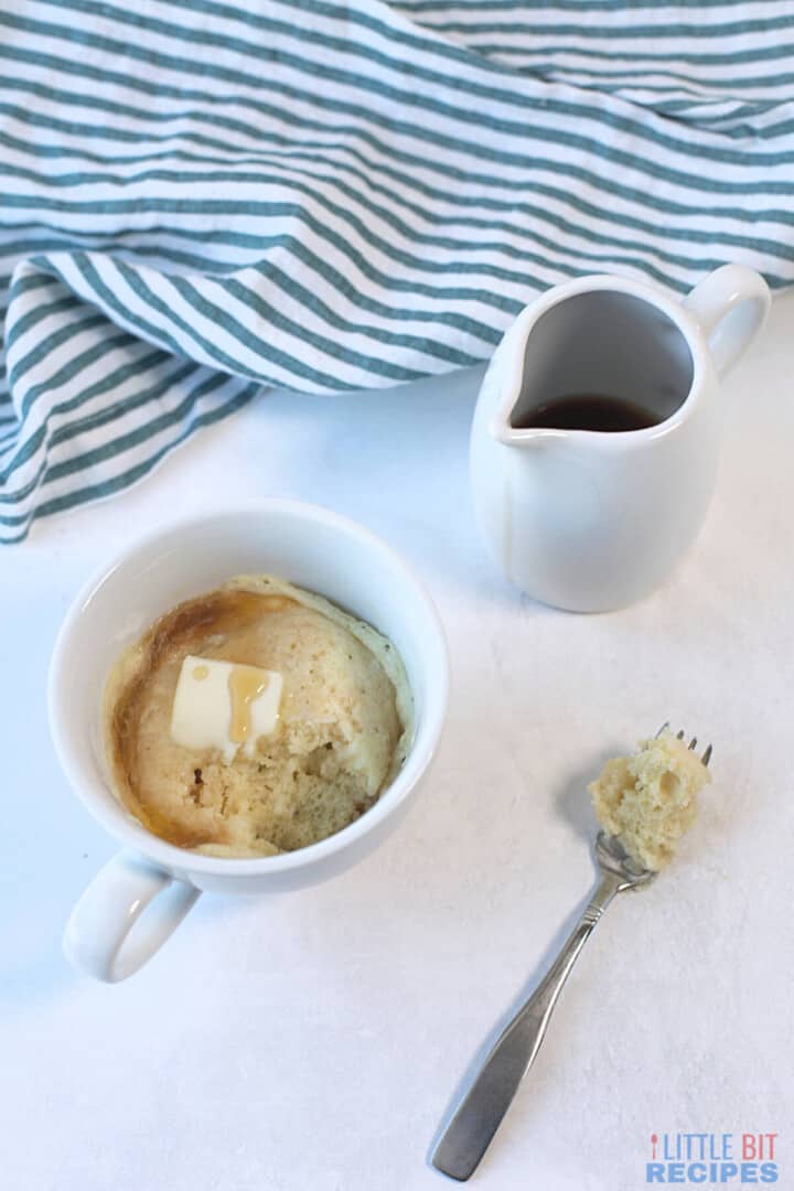 Pancake in a Mug Single Serving Cake Little Bit Recipes