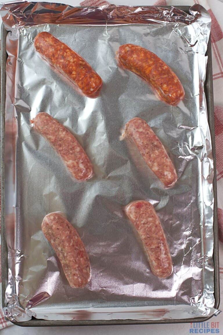 How To Cook Sausage In Oven Little Bit Recipes
