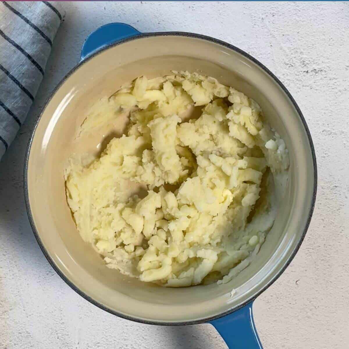 mashed potatoes.