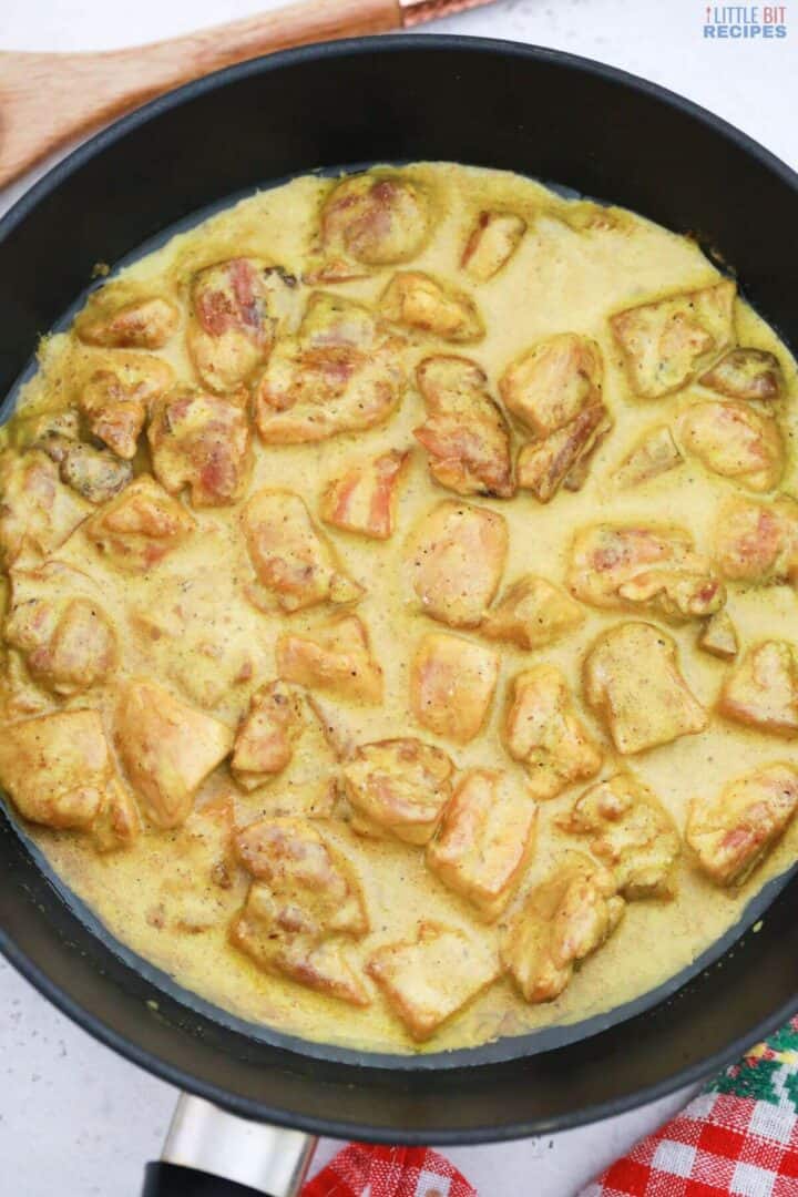 Easy Creamy Coconut Chicken Curry | Little Bit Recipes