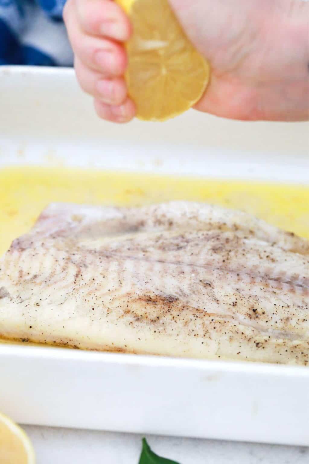 Baked Lemon Butter Fish | Little Bit Recipes