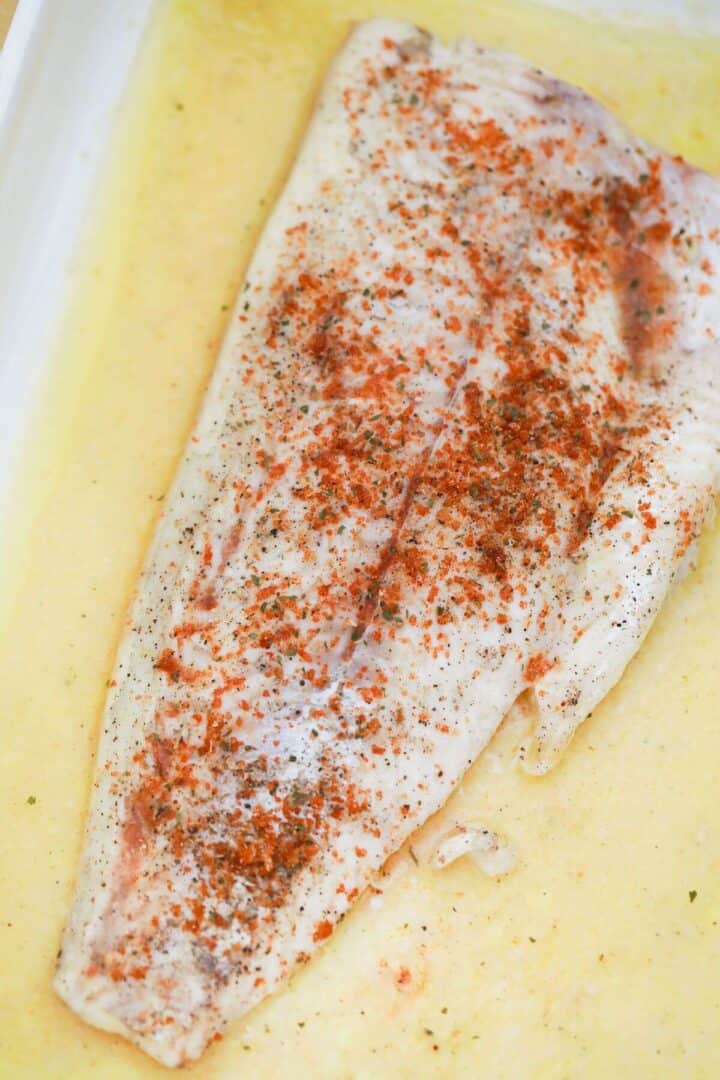 Baked Lemon Butter Fish | Little Bit Recipes