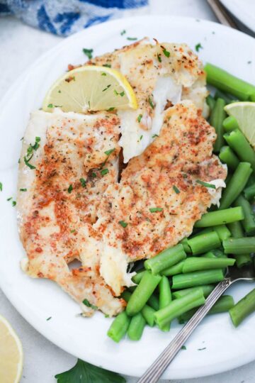 Baked Lemon Butter Fish | Little Bit Recipes