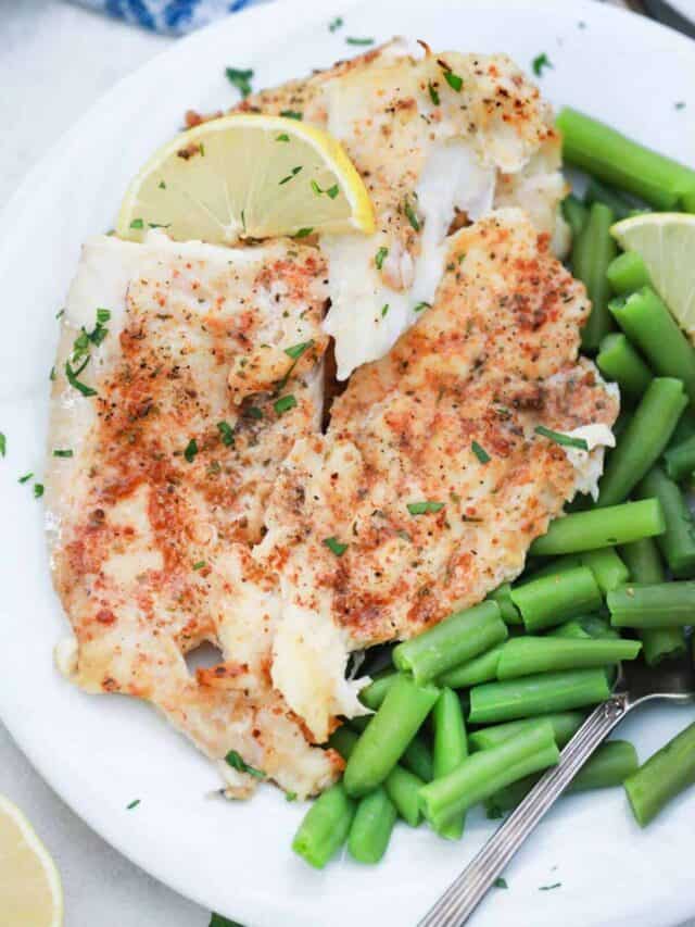 Easy Lemon Butter Baked Fish Fillets Little Bit Recipes