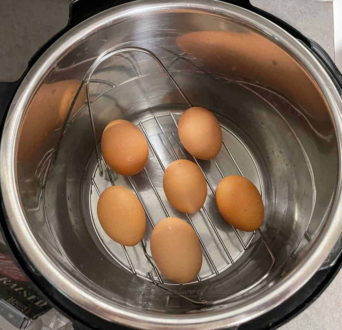 instant pot hard boil eggs.