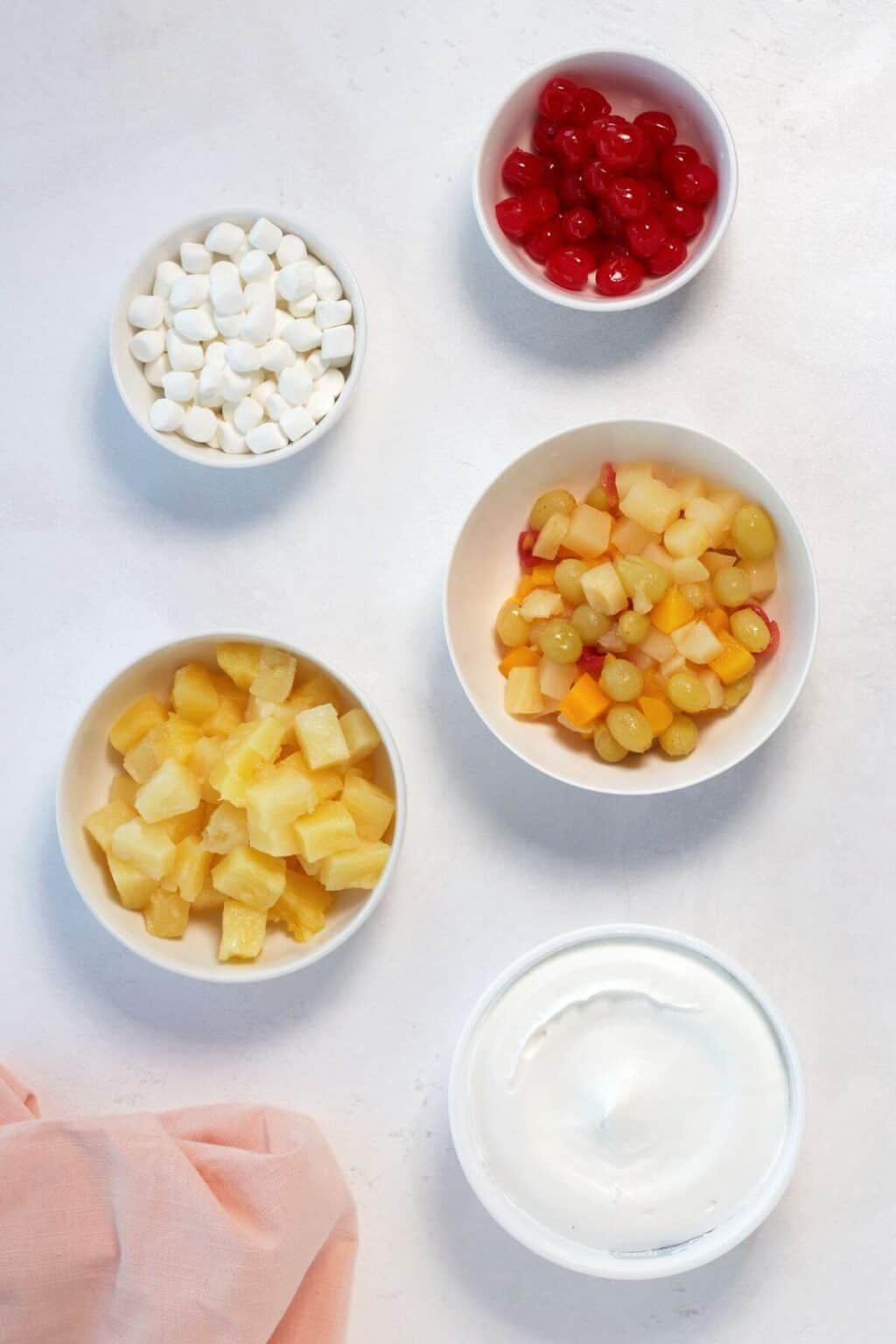Marshmallow Fruit Salad with Cool Whip Little Bit Recipes