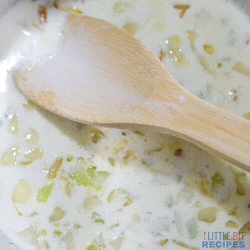 Easy Potato Soup (Vegetarian) | Little Bit Recipes