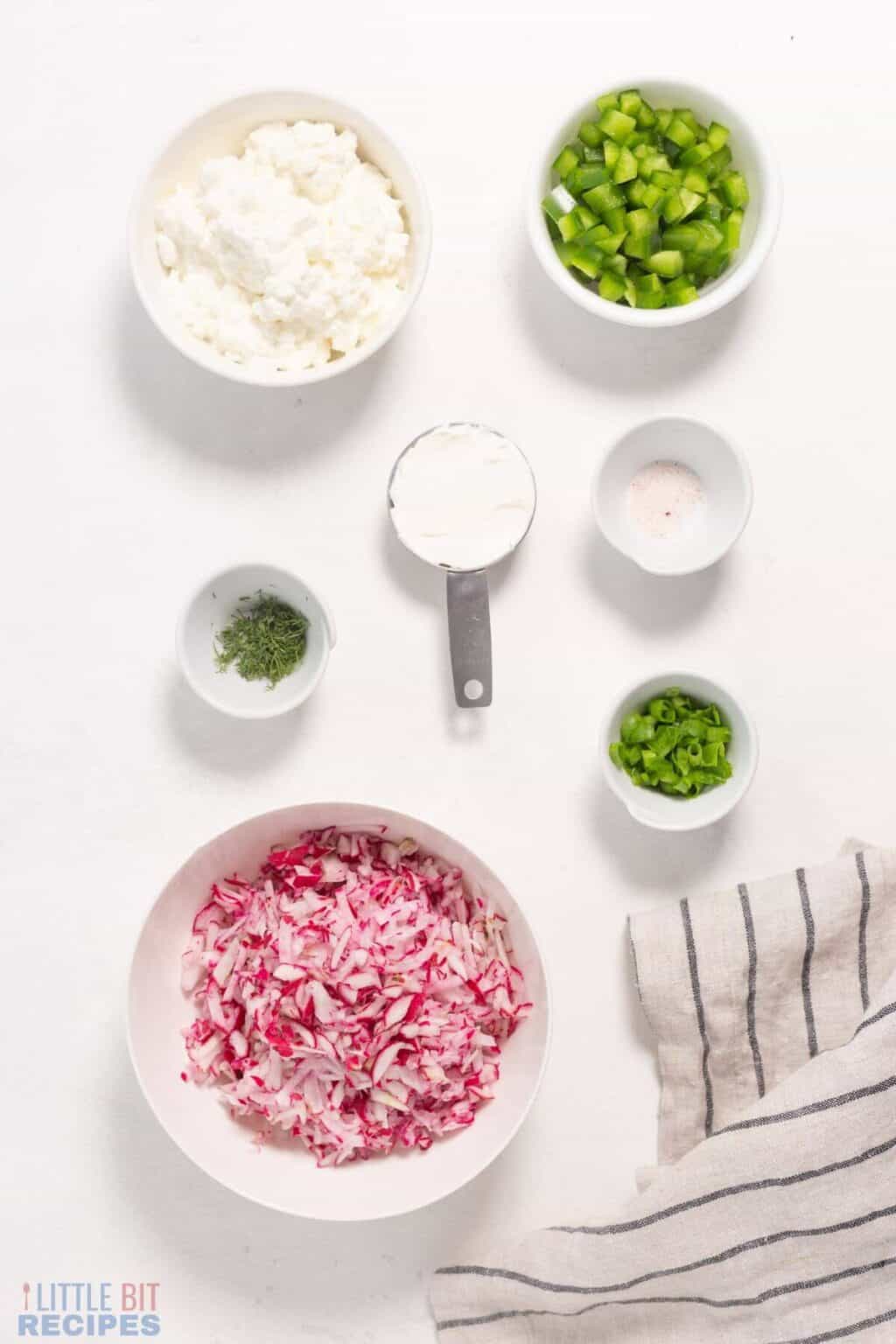 Easy Radish Salad | Little Bit Recipes
