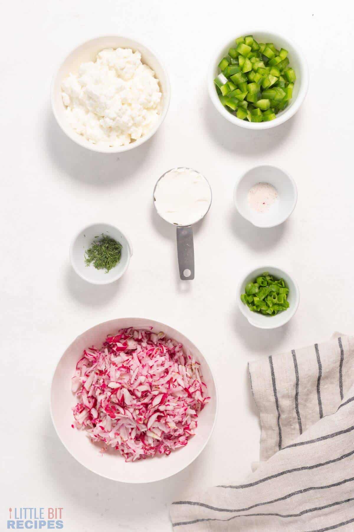 radish salad ingredients.