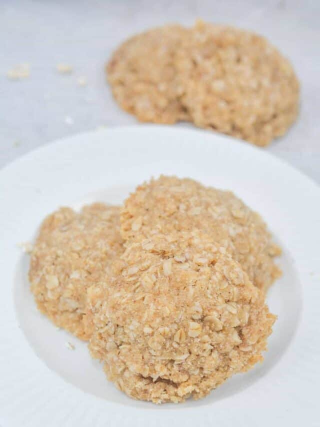 Vegan & Gluten-Free Oatmeal Cookies