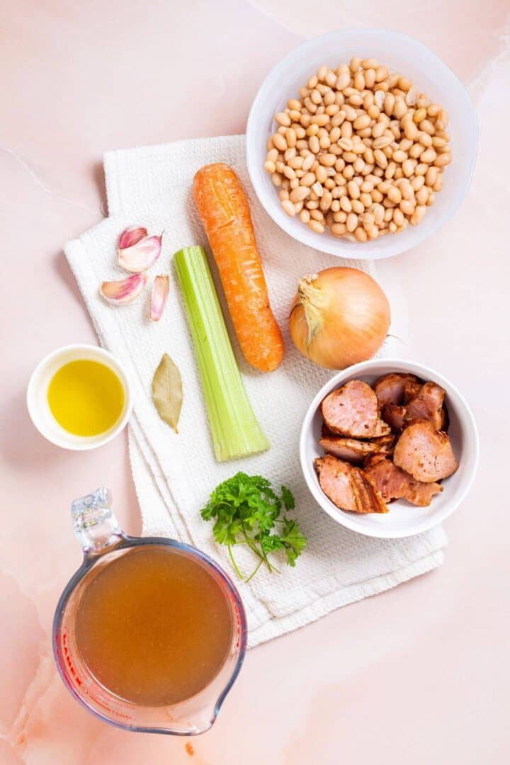 Navy Bean and Ham Soup | Little Bit Recipes