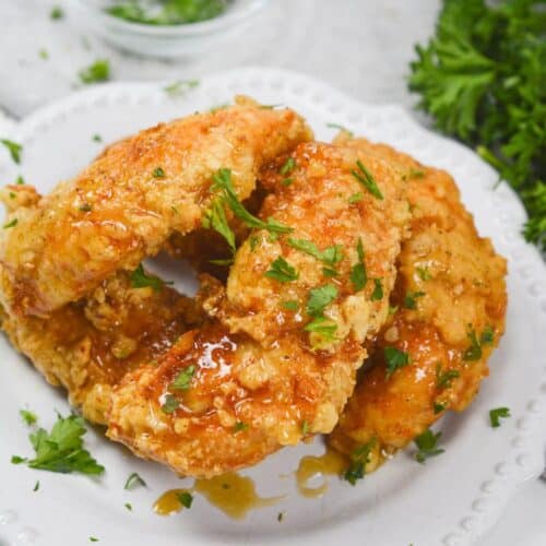 Honey Butter Fried Chicken | Little Bit Recipes