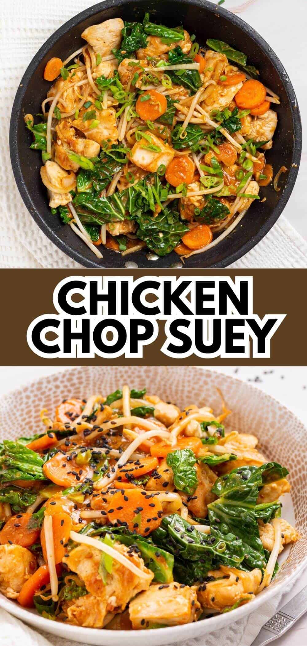 Chicken chop suey images with text.