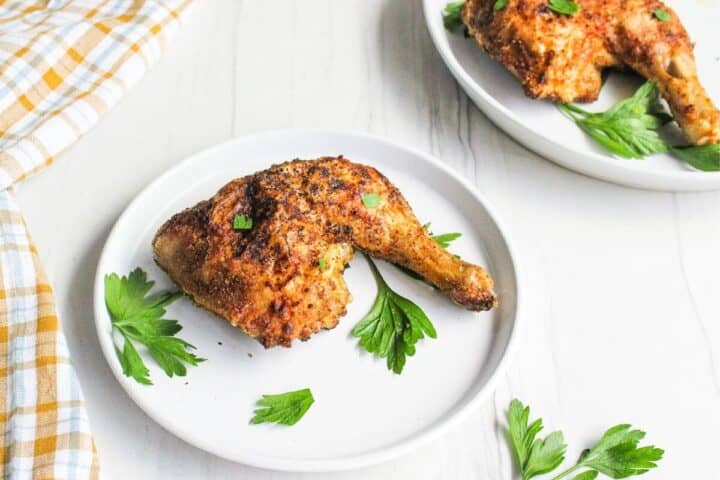 Air Fryer Chicken Legs | Little Bit Recipes