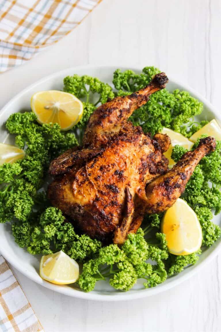Air Fryer Cornish Hen from Frozen Little Bit Recipes