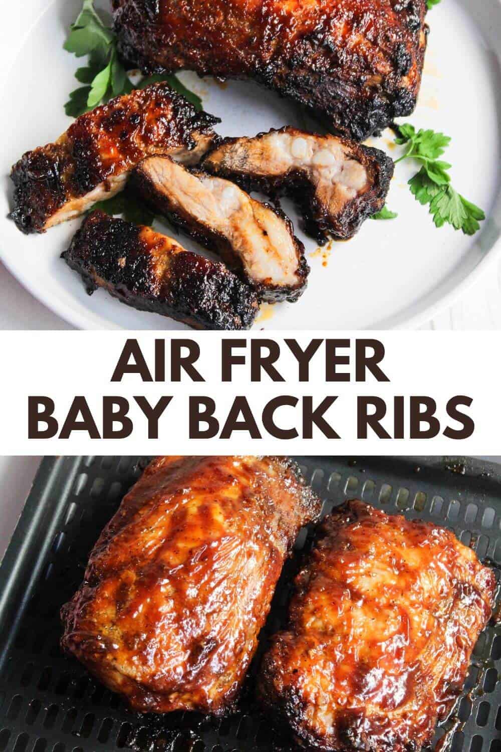 Air fryer baby back ribs.
