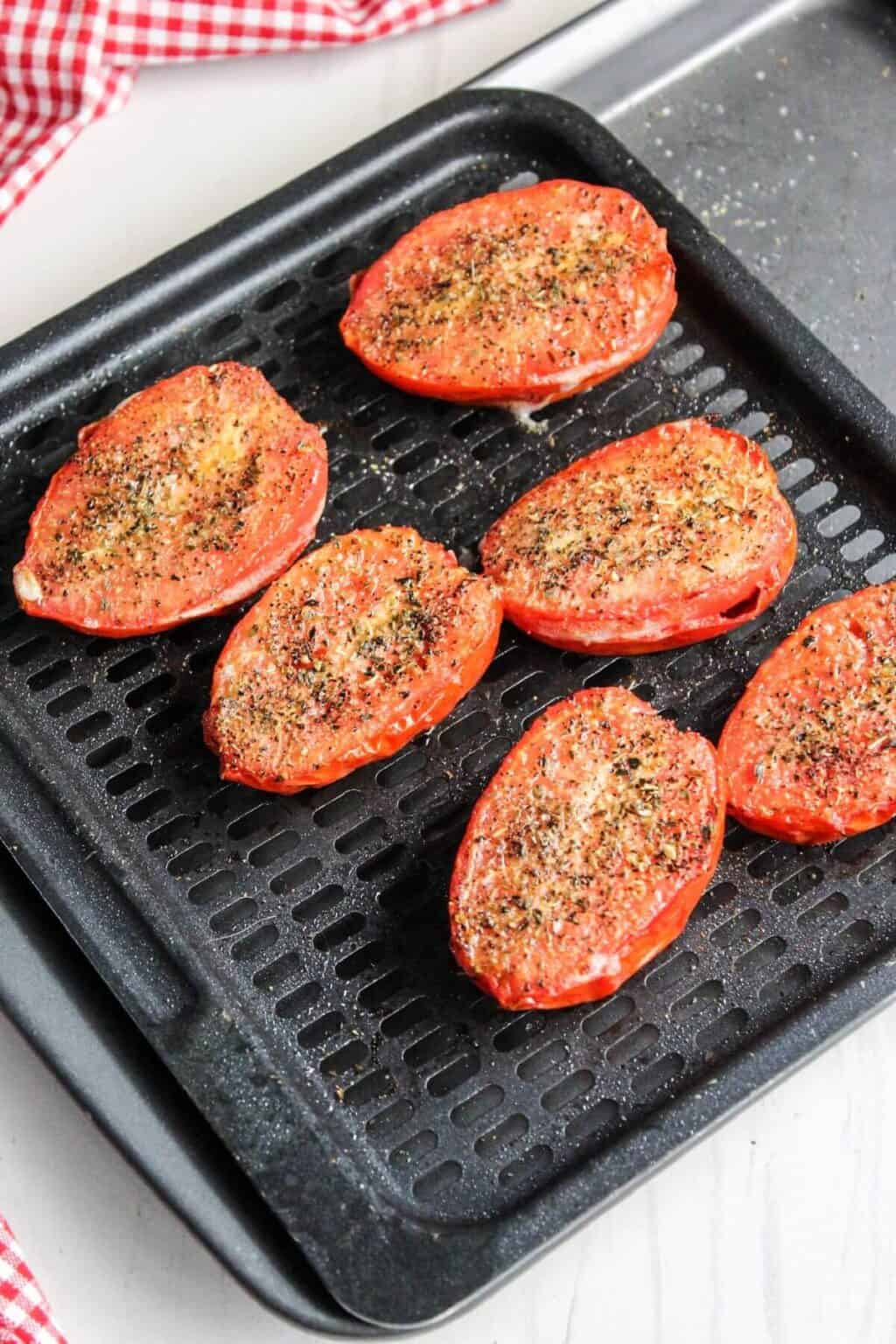 Air Fryer Roasted Roma Tomatoes Little Bit Recipes