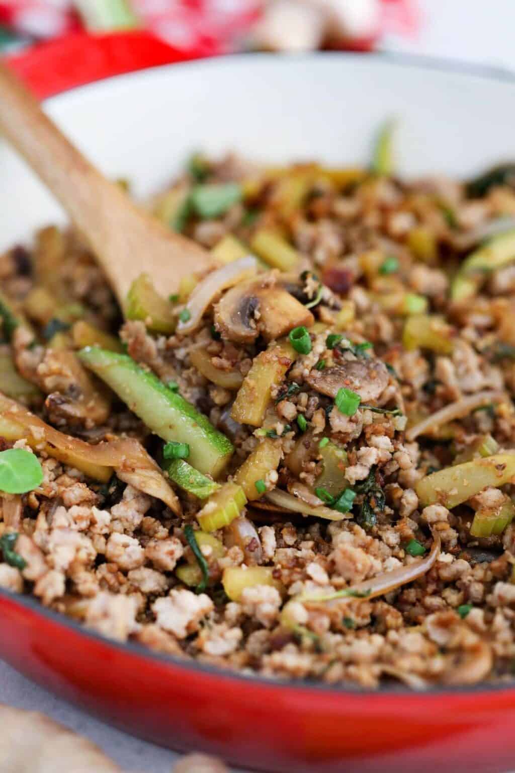 Ground Pork Stir Fry | Little Bit Recipes