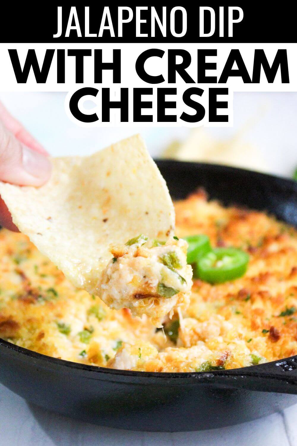 Jalapeno dip with cream cheese.