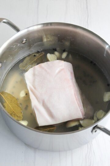 Air Fryer Pork Belly (Lechon Kawali) | Little Bit Recipes