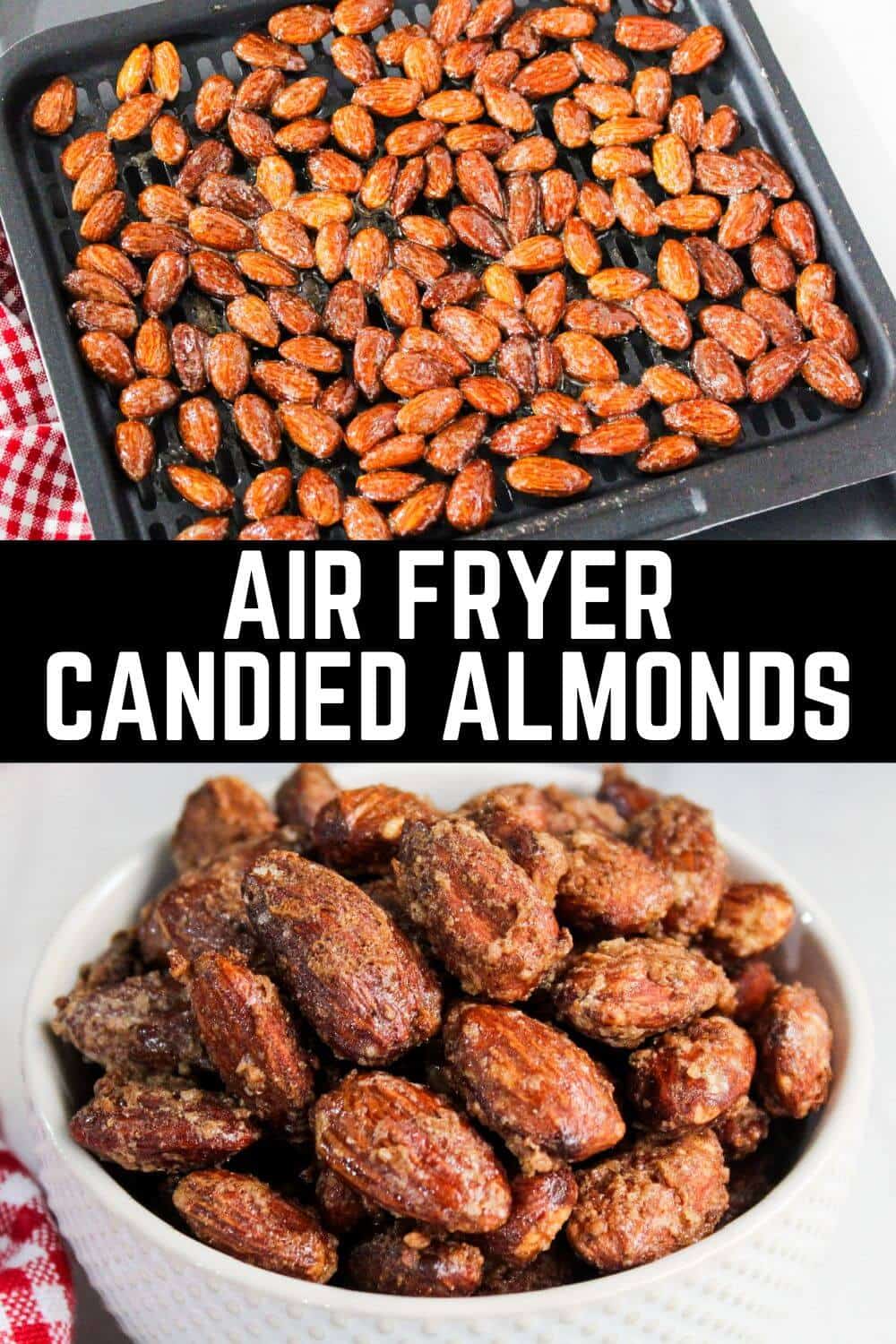 Air fryer candied almonds are a delightful treat made by air frying almonds with a sweet and crunchy coating.