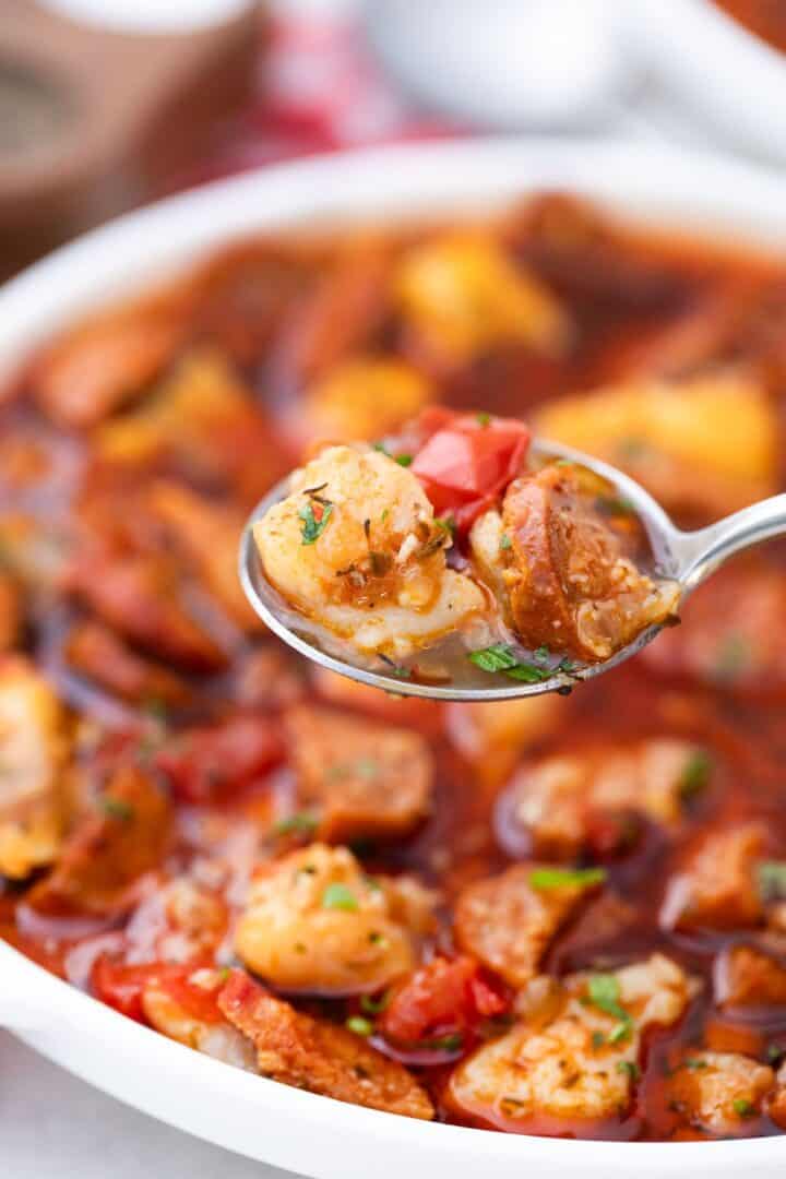 Fish Stew with Chorizo and Tomato | Little Bit Recipes