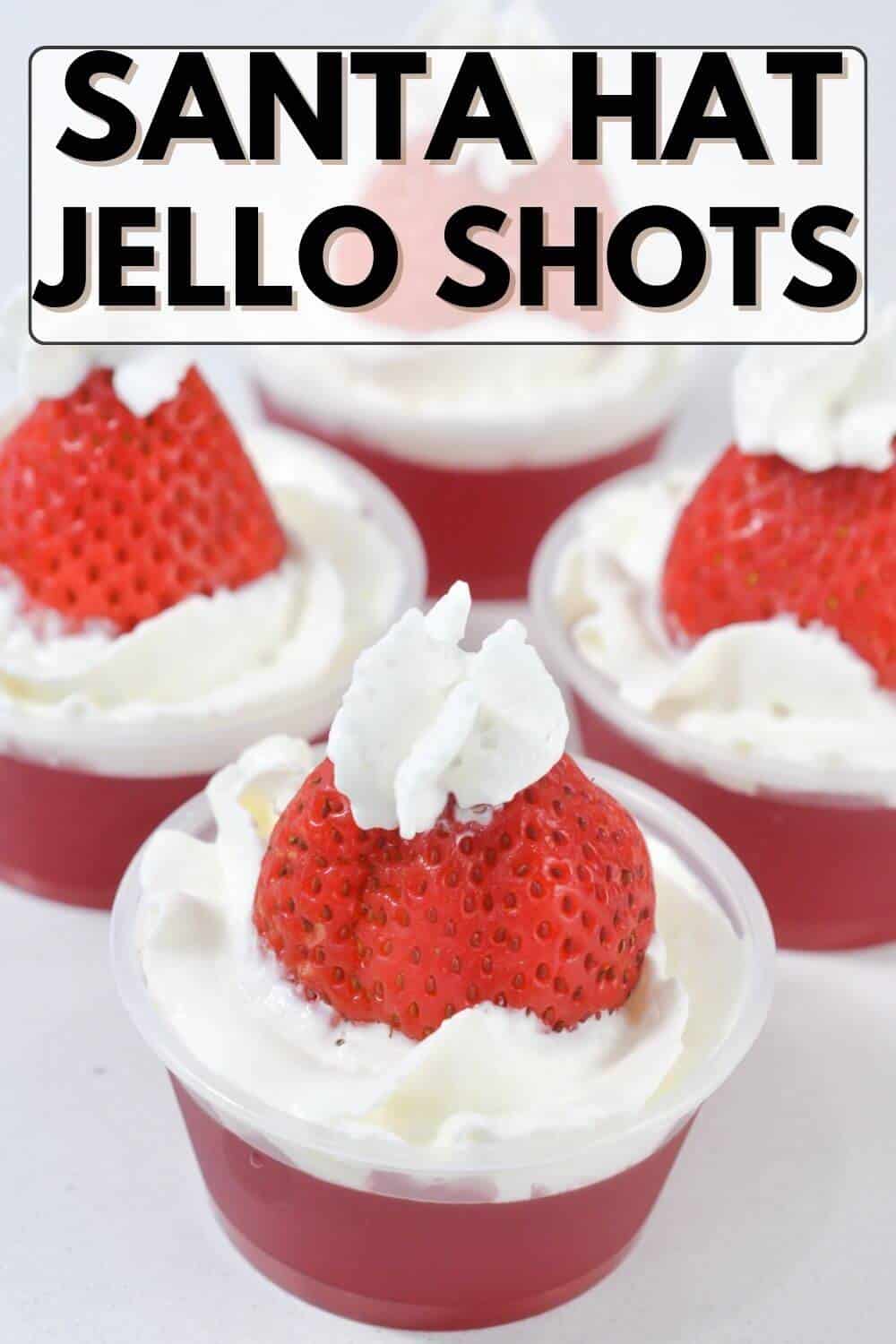 Santa Hat Jello Shots: Get into the festive spirit with these adorable treats that combine the fun of jello shots with the iconic look of Santa hats. These delightful concoctions are perfect for holiday parties