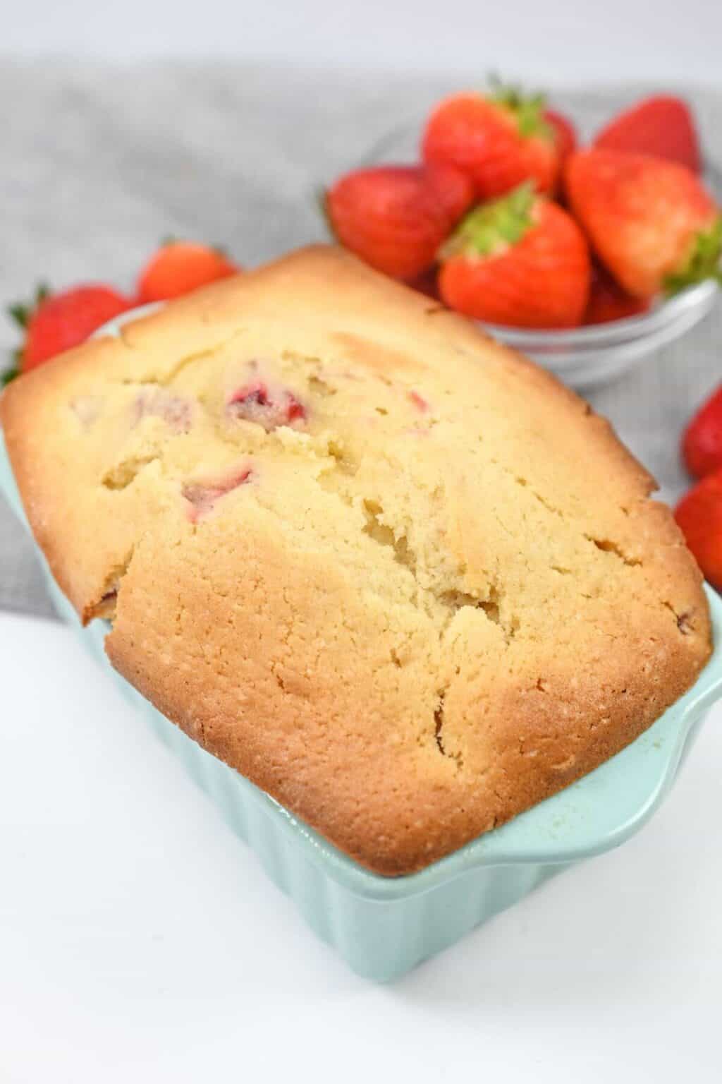 Strawberry Pound Cake Mini Loaf Little Bit Recipes