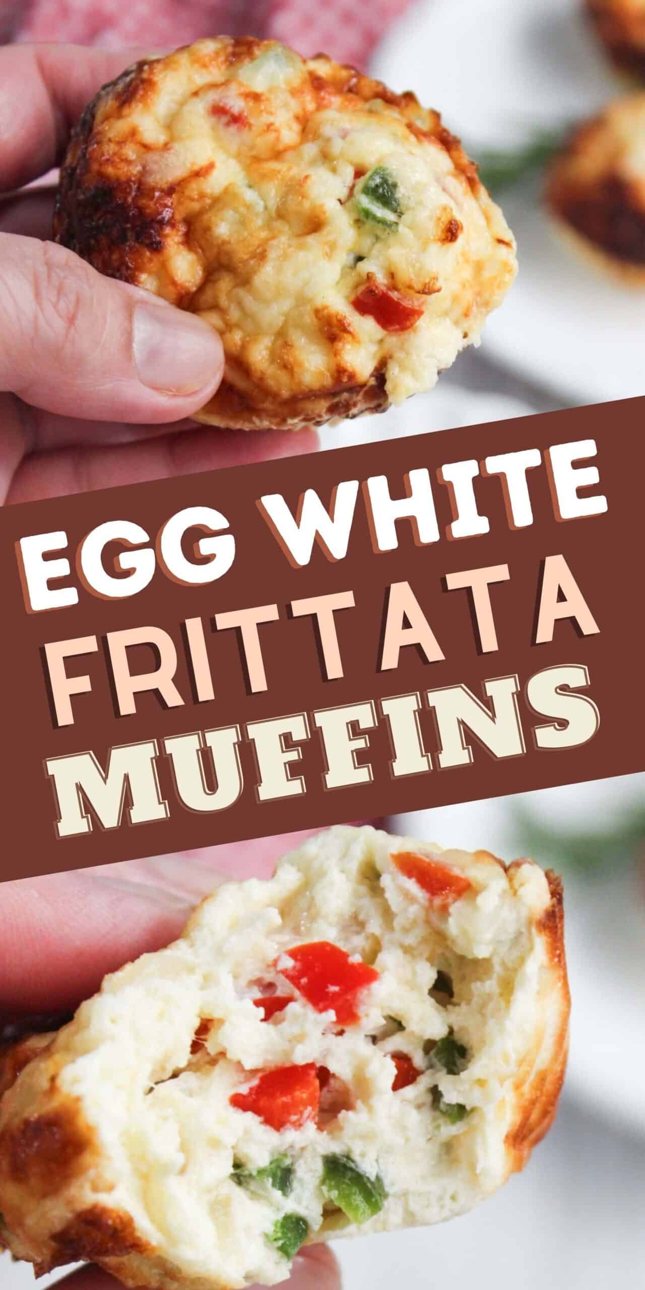 Egg white frittata muffins.