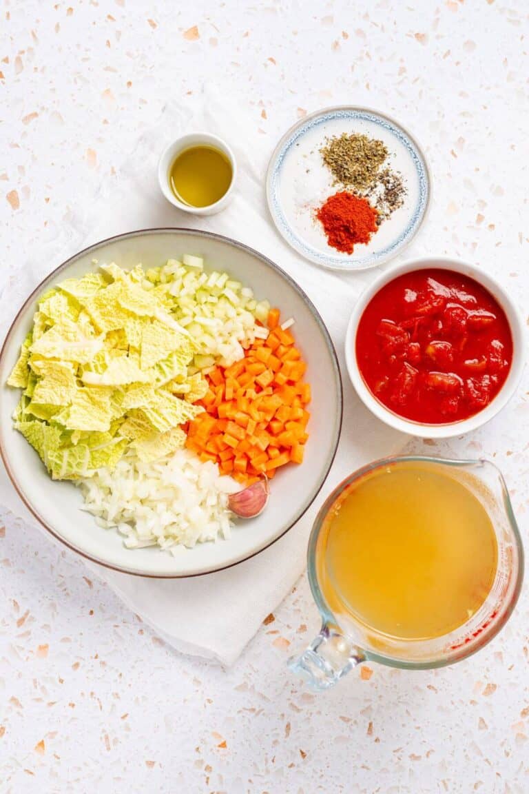 Crock Pot Cabbage Soup | Little Bit Recipes