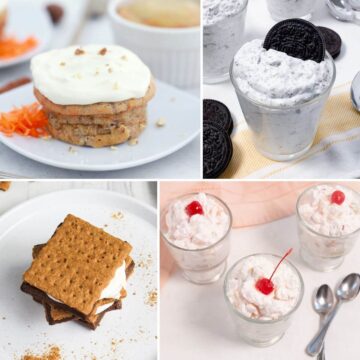 A collage of quick dessert recipes you'll love instantly.