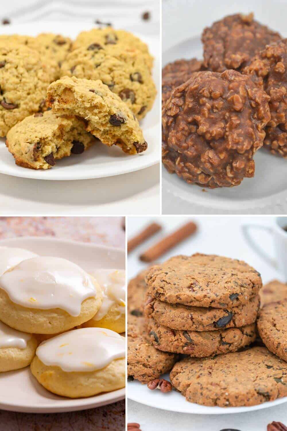 A collage of pictures of small-batch cookies and coffee to bake and enjoy over the weekend.
