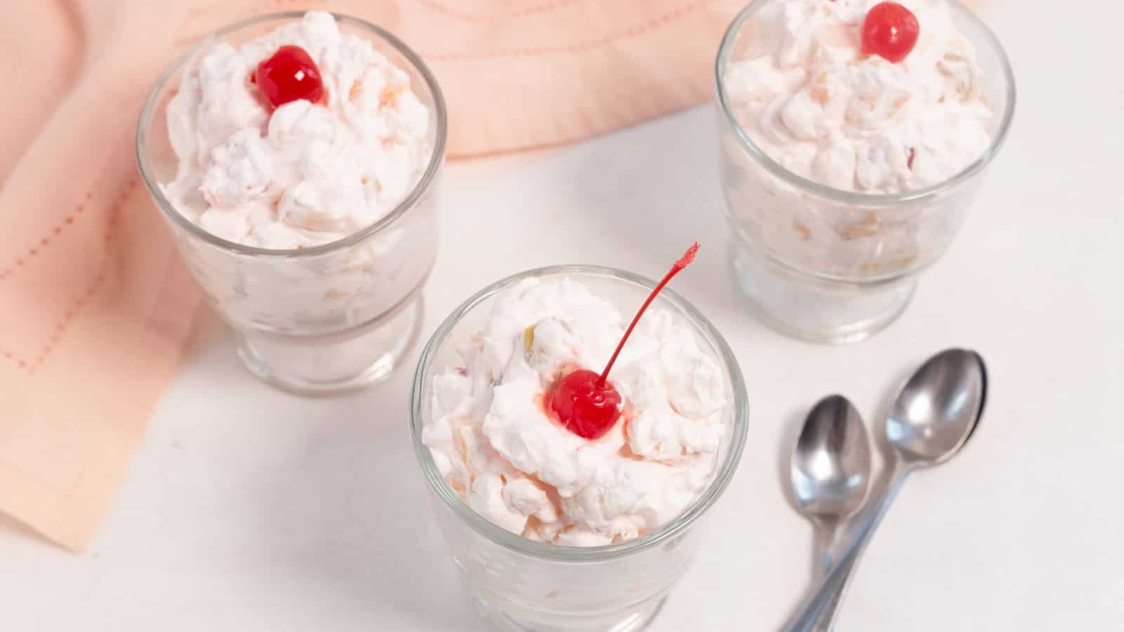 Marshmallow Fruit Salad with Cool Whip.