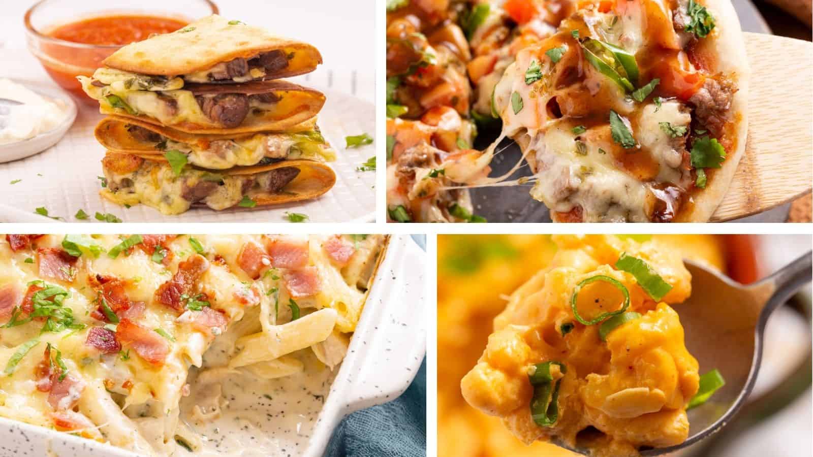 Cheesy Main Dish Recipes. Photo credit: Little Bit Recipes