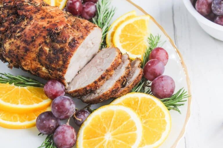 Air Fryer Boneless Turkey Breast Roast | Little Bit Recipes